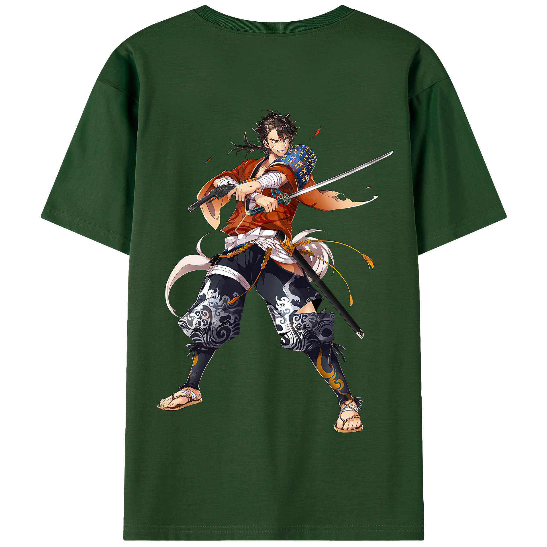 （画像用） 刀剣乱舞 Touken Ranbu 綿100％半袖Tシャツ（背面プリント）